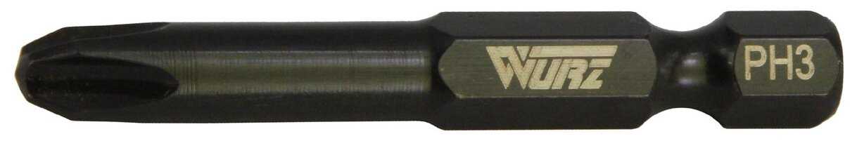 Набор бит WURZ PH3 х 50мм арт. 2850, 10 предм. фотография 2