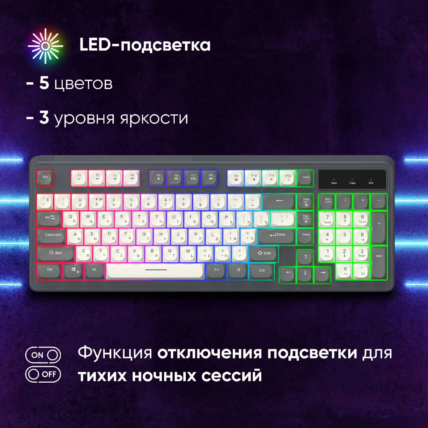 Клавиатура Oklick 731G фотография 4