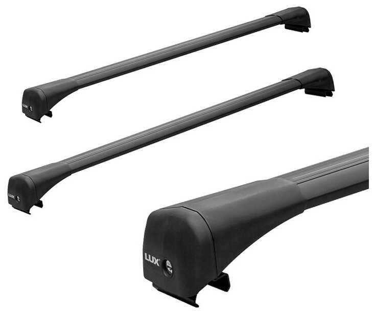 Багажник на крышу Lux Bridge для Nissan Murano 2016-2022 Z52, черный 110-110