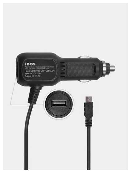 Адаптер питания iBOX Power Cord micro USB+USB фотография 16