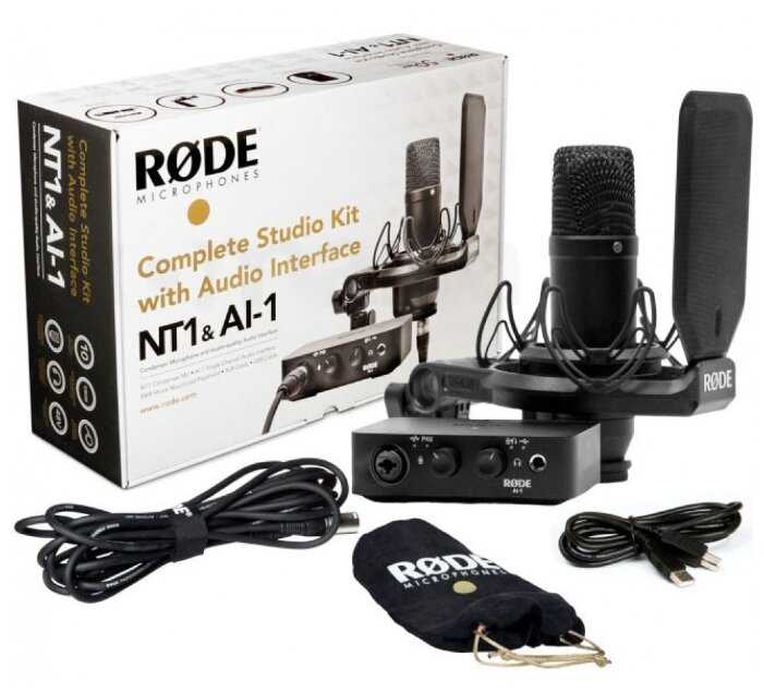 Микрофон проводной RODE NT1 & AI-1 Complete Studio Kit, разъем: XLR 3 pin (M) фотография 5