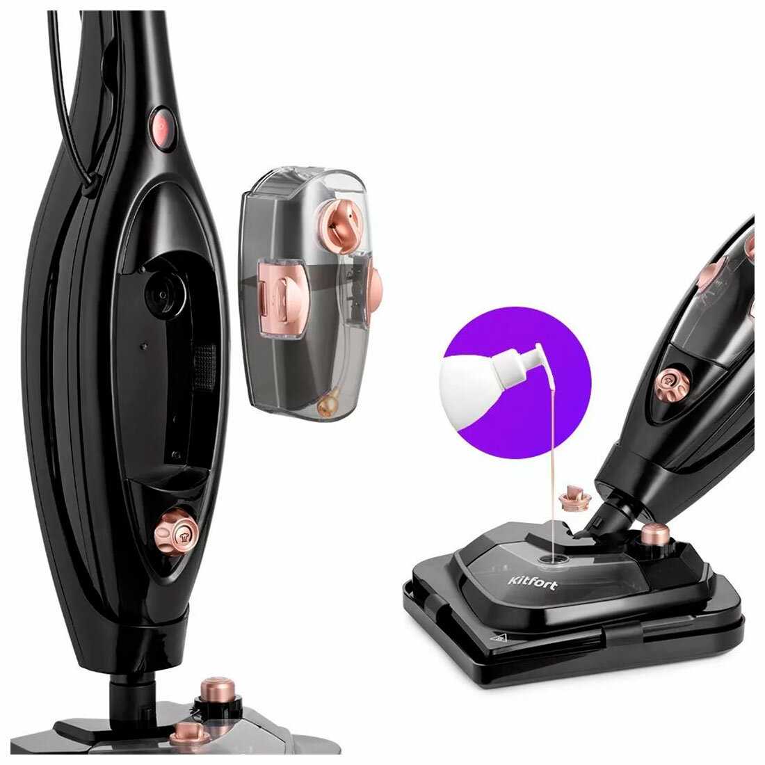 Паровая швабра Kitfort КТ-1058 фотография 3