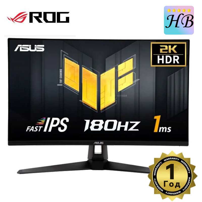 Монитор ASUS TUF Gaming VG27AQ3A фотография 12