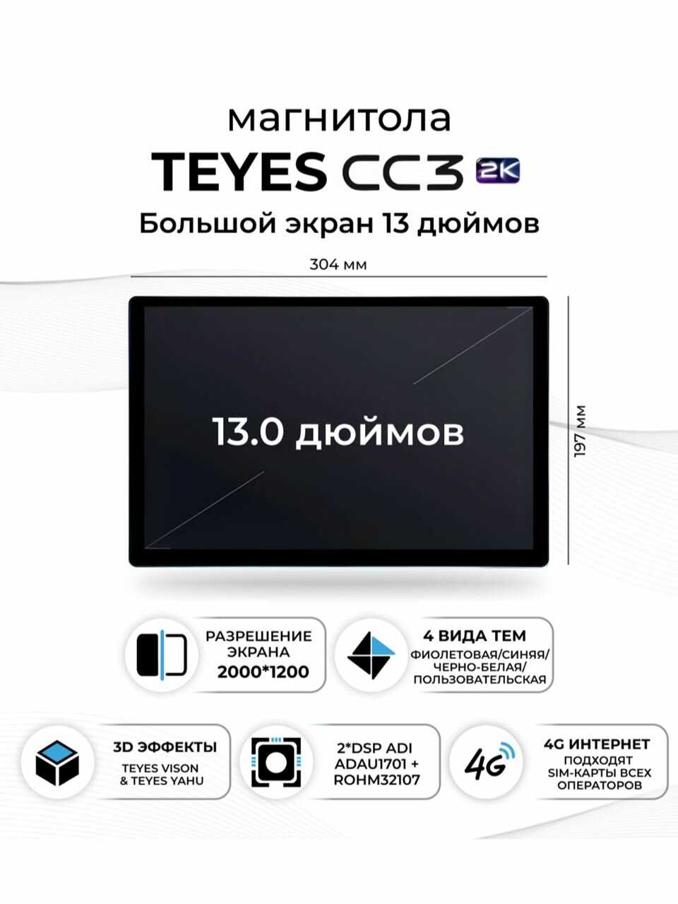 Штатная магнитола Teyes CC3 2K 4/32 Nissan Qashqai 2 (F2) фотография 14