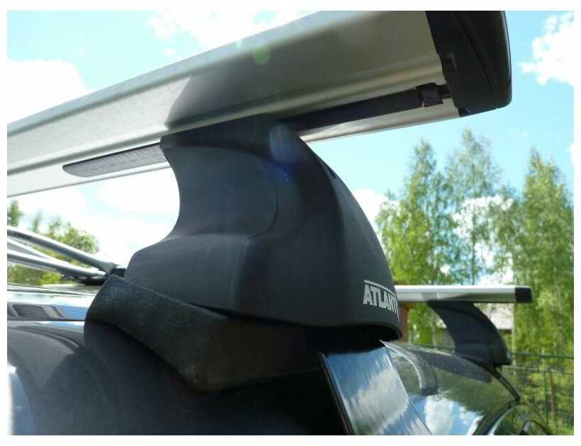 Багажник на крышу Atlant, 8824+7002+7256, крыловидные дуги 1,26м на Хендай Соната 8 2019-2022, арт:214153 фотография 2