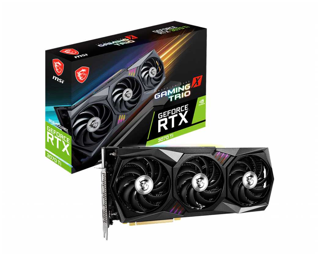 Видеокарта MSI GeForce RTX 3070 Ti GAMING X TRIO 8G фотография 4