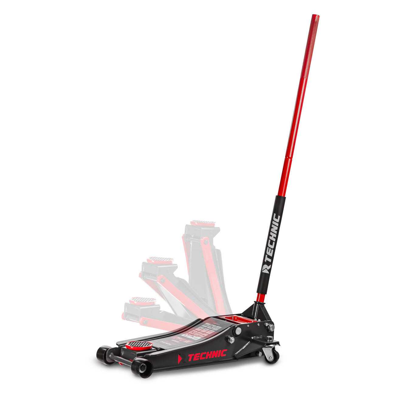 Домкрат RUNTEC RT-PJL35T Домкрат подкатной низкого подхвата 3,5 т, 95-560 мм, усиленный фотография 1