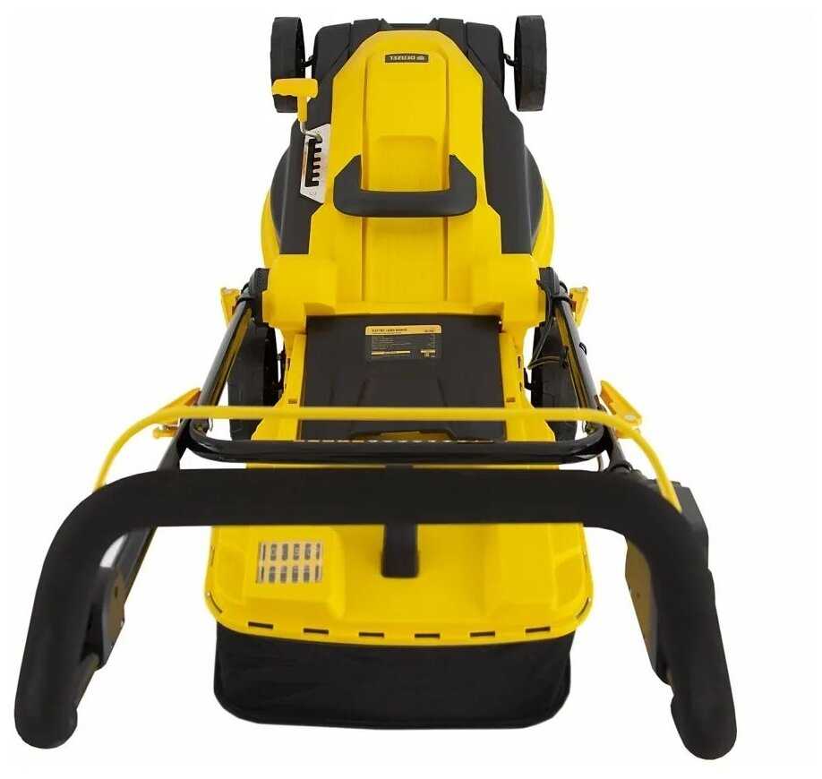 Газонокосилка электрическая DENZEL GM-1800 [1800 Вт, ширина 38 см, травосборник 40 л] [96617] фотография 4