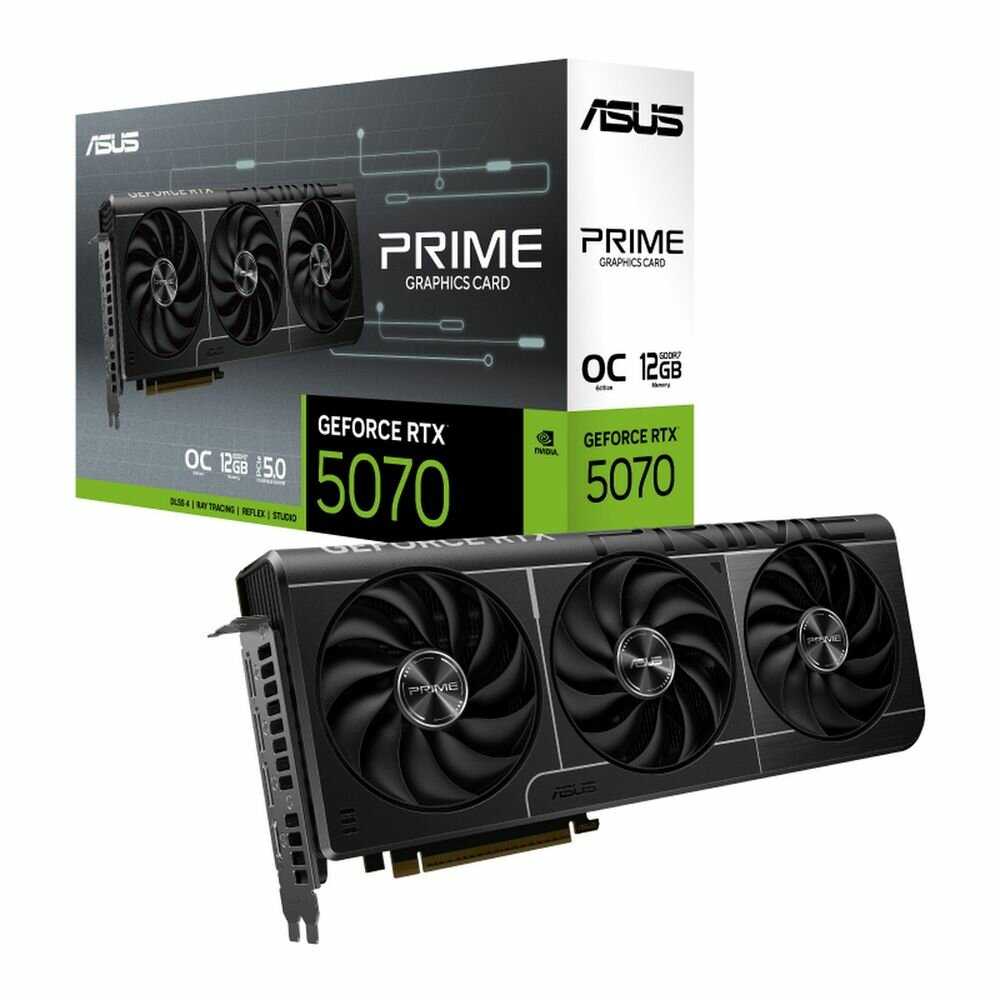 Видеокарта ASUS PRIME OC Edition [PRIME-RTX5070-O12G] [GeForce RTX 5070, 12ГБ GDDR7, HDMI, 3xDP] (PCI-E) фотография 6