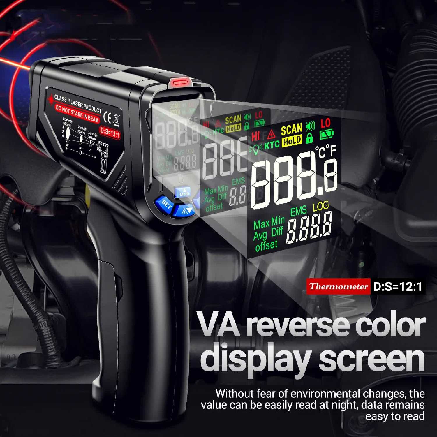 Инфракрасный пирометр Aneng TH06 фотография 7