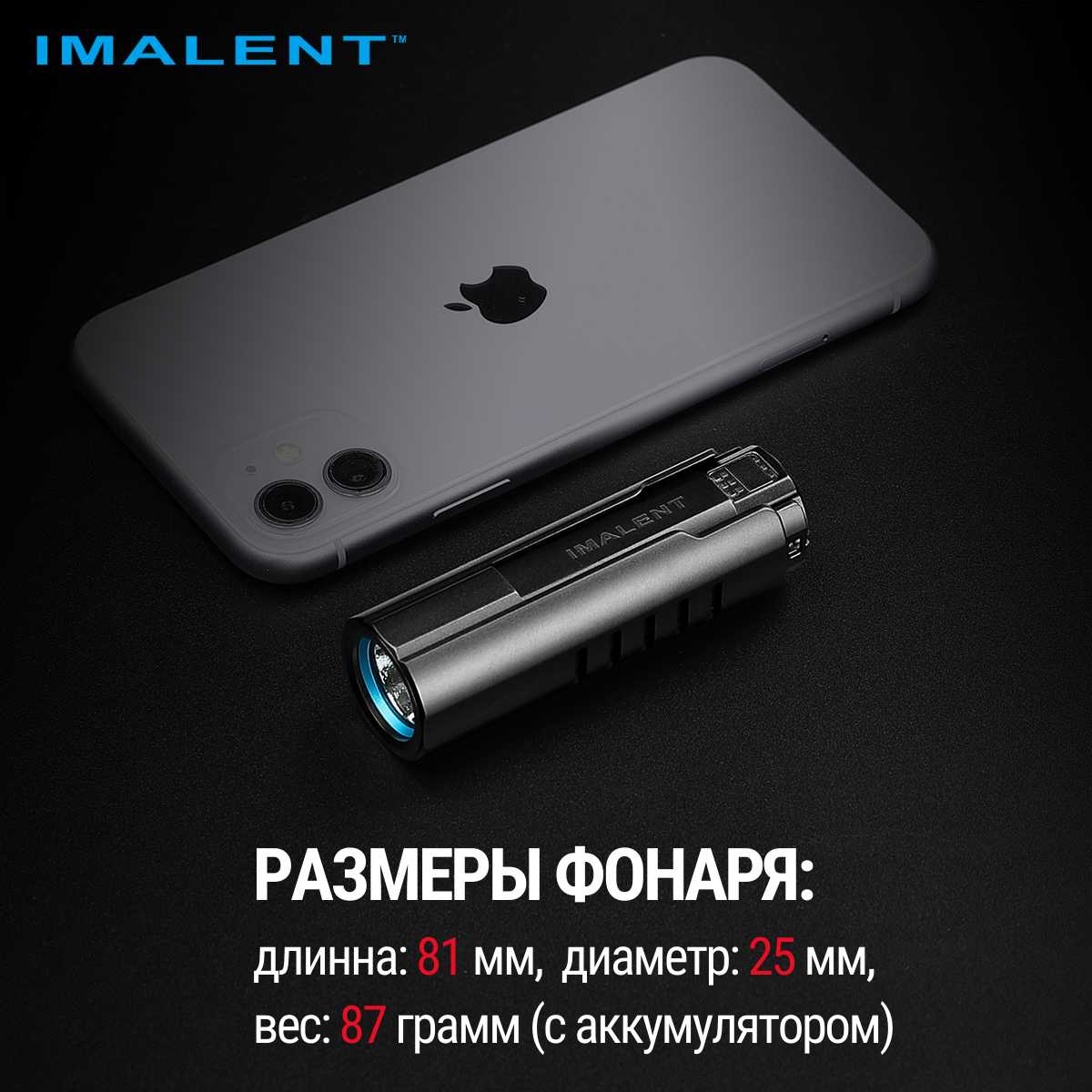 Светодиодный фонарик IMALENT LD70 (GOLDEN) фотография 1