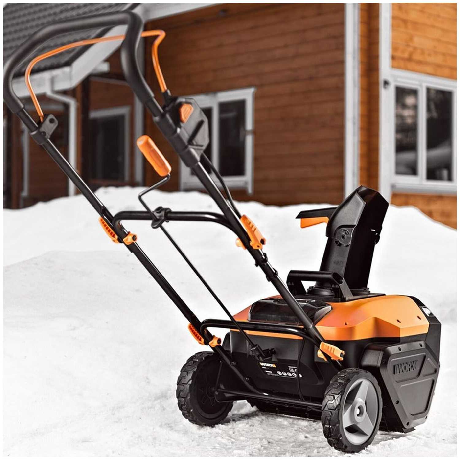 Снегоуборщик Worx WG471E фотография 10