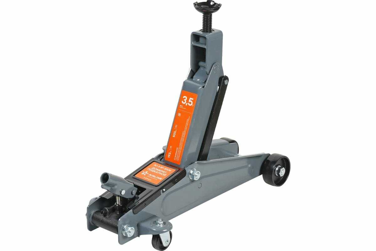 Домкрат подкатной гидравлический для мототехники AIRLINE AJ-2.3F-350PK фотография 2