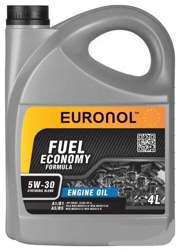 Синтетическое моторное масло Euronol Fuel Economy Formula 5W-30 фотография 9
