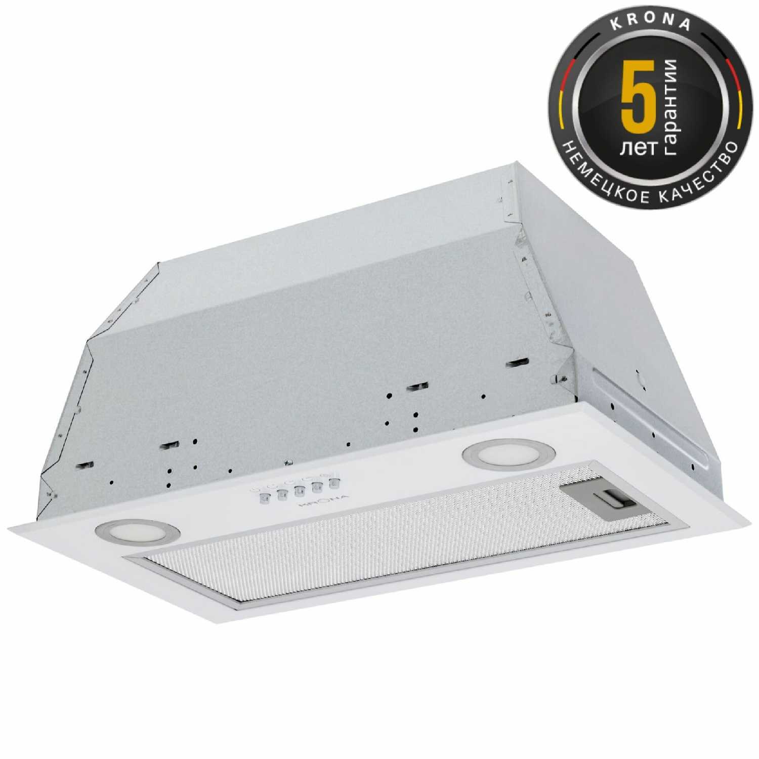 Вытяжка встраиваемая Krona ADEL 600 INOX PB фотография 12