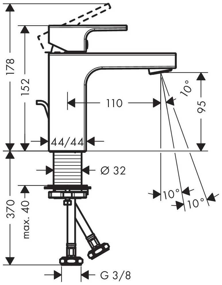 Смеситель Hansgrohe 71561 фотография 3
