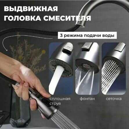 Кухонная мойка Хорошая Многофункциональная кухонная мойка с функцией водопада фотография 3