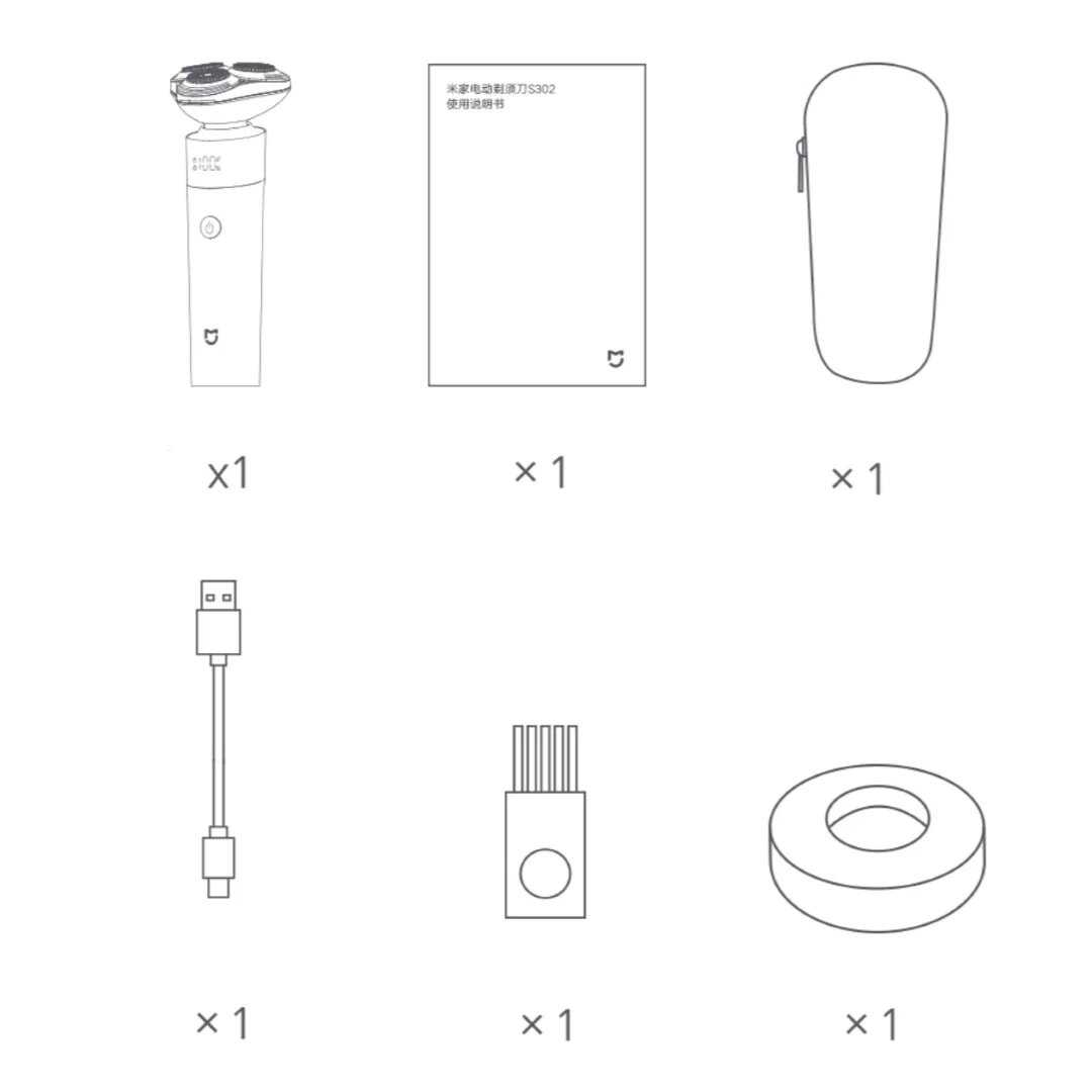 Электробритва Mijia Rotary Electric Shaver S302 фотография 11