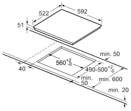 Индукционная варочная панель Bosch PUE631BB1E фотография 1