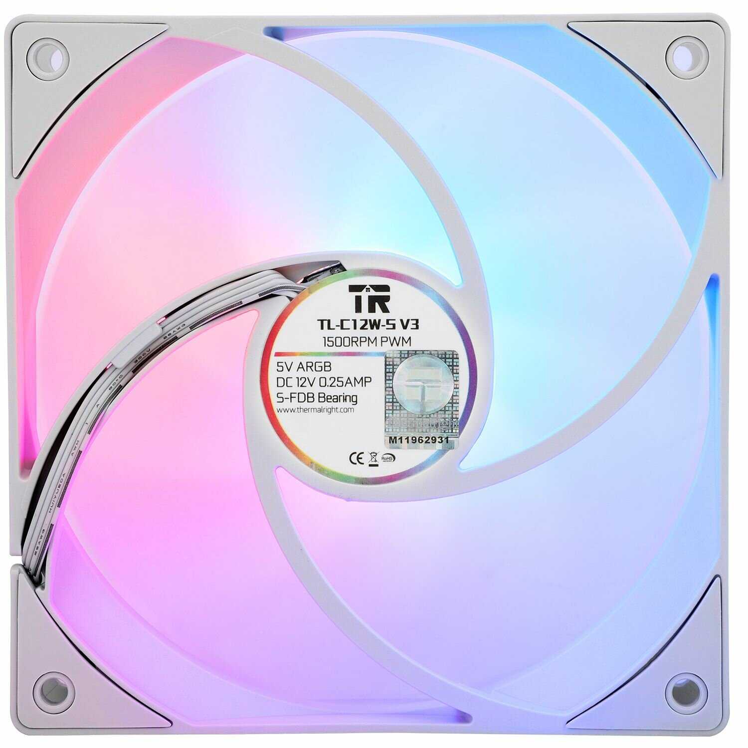 Корпусный вентилятор Thermalright TL-C12W-S V3 (3шт.) фотография 11
