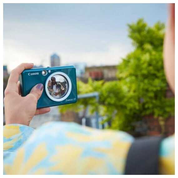 Камера и принтер моментальной печати Canon Zoemini S2, зеленая фотография 9