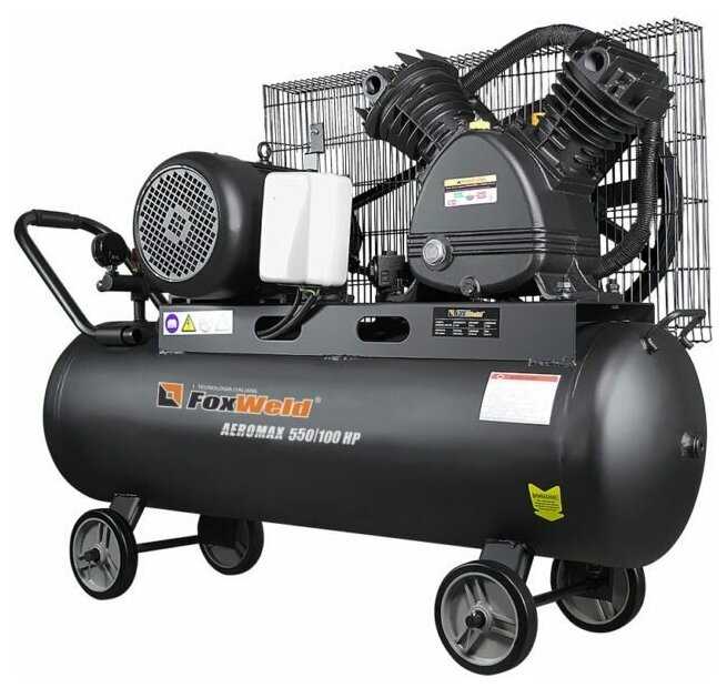 Компрессор масляный FoxWeld Aeromax 7069 550/100 HP, 100 л, 4 кВт