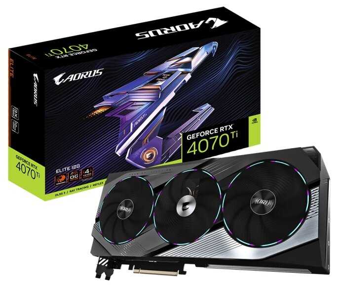 Видеокарта GIGABYTE GeForce RTX 4070 Ti AORUS ELITE 12G (GV-N407TAORUS E-12GD) фотография 5