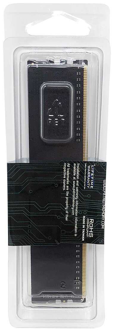 Оперативная память Patriot Memory SL 8 ГБ DDR4 3200 МГц DIMM CL22 PSD48G320081 фотография 4