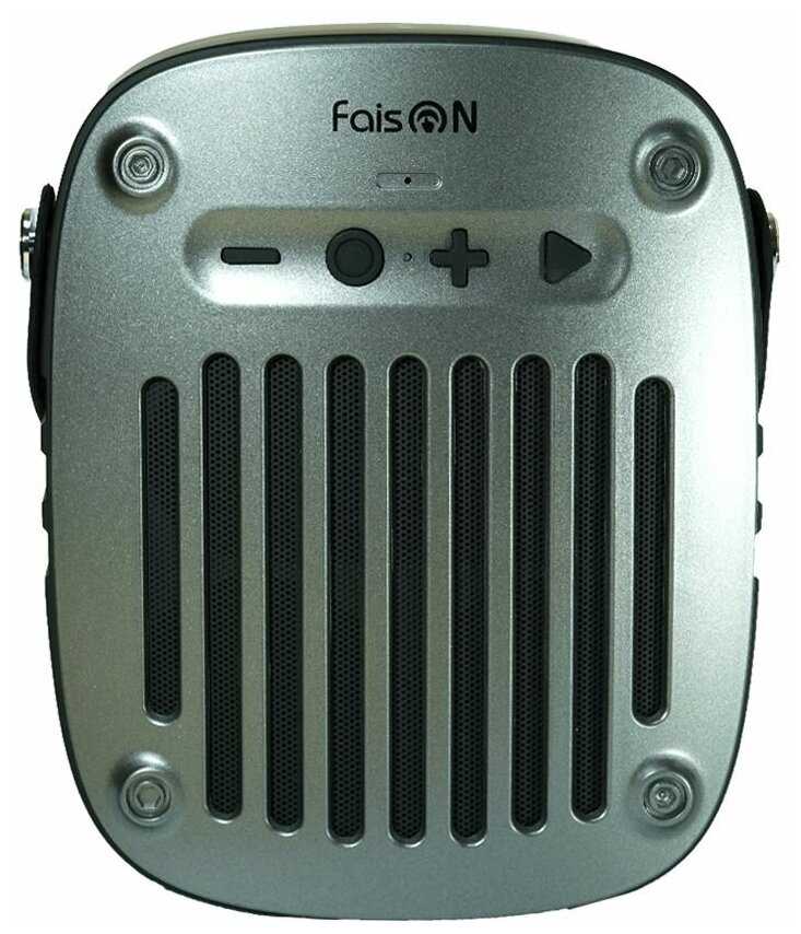 Портативная блютуз колонка FaisON, SPNR-4014, Canto , серый фотография 1