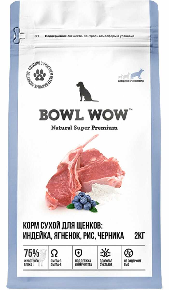 Корм для щенков средних пород собак с индейкой, рисом и клюквой 2 кг. фотография 31