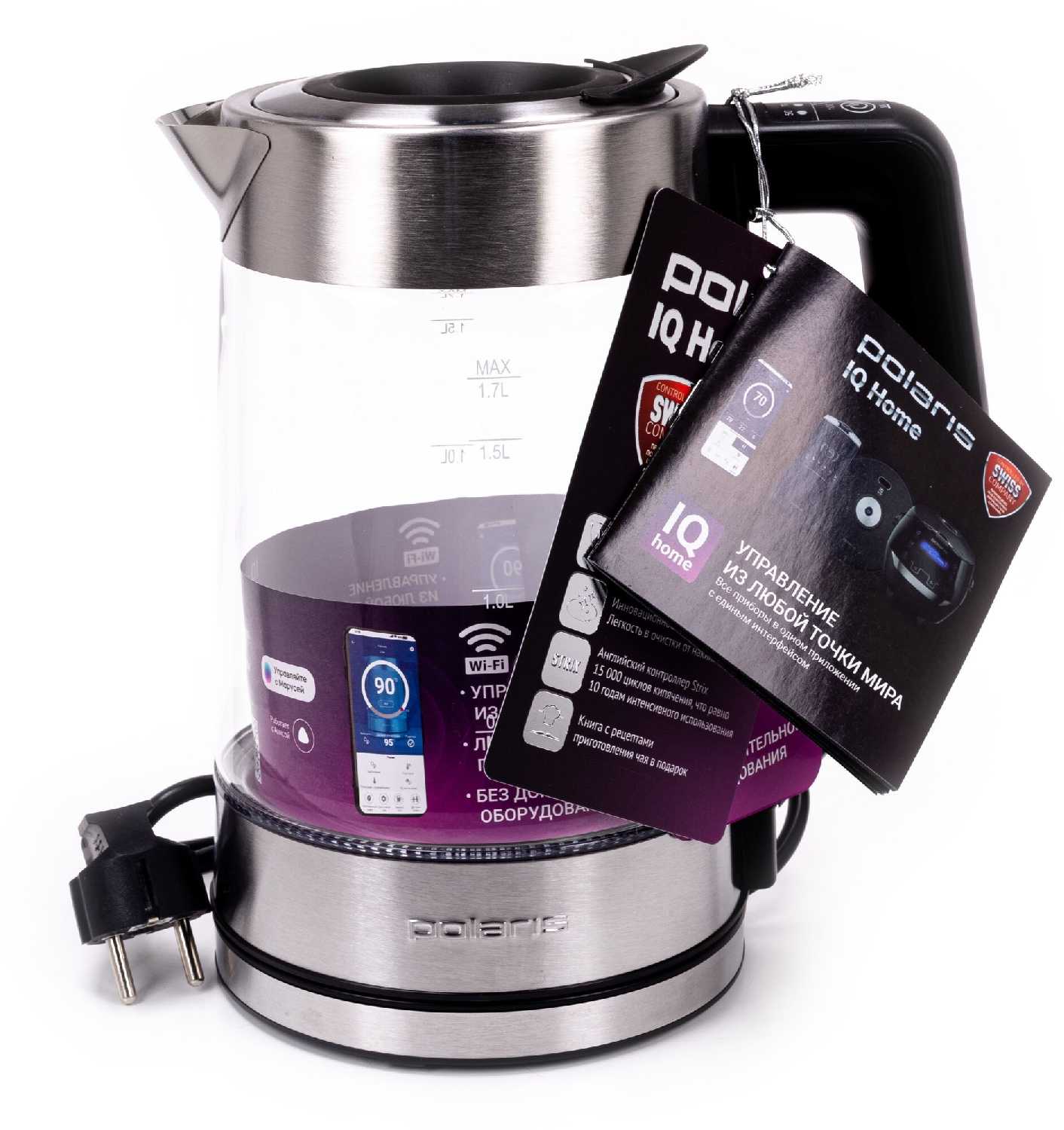 Чайник Polaris WIFI IQ Home (PWK 1725CGLD) фотография 19