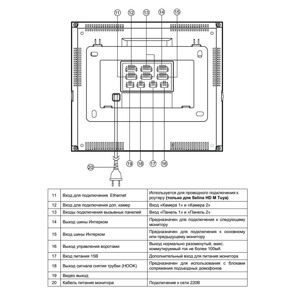 Комплект видеодомофона Tantos Selina HD M фотография 6