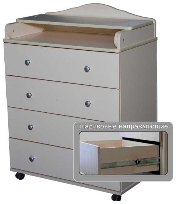 Пеленальный комод Кедр Victoria 804 ЛДСП фотография 13