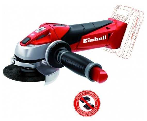 Аккумуляторная УШМ Einhell TE-AG 18 Li (0) фотография 5