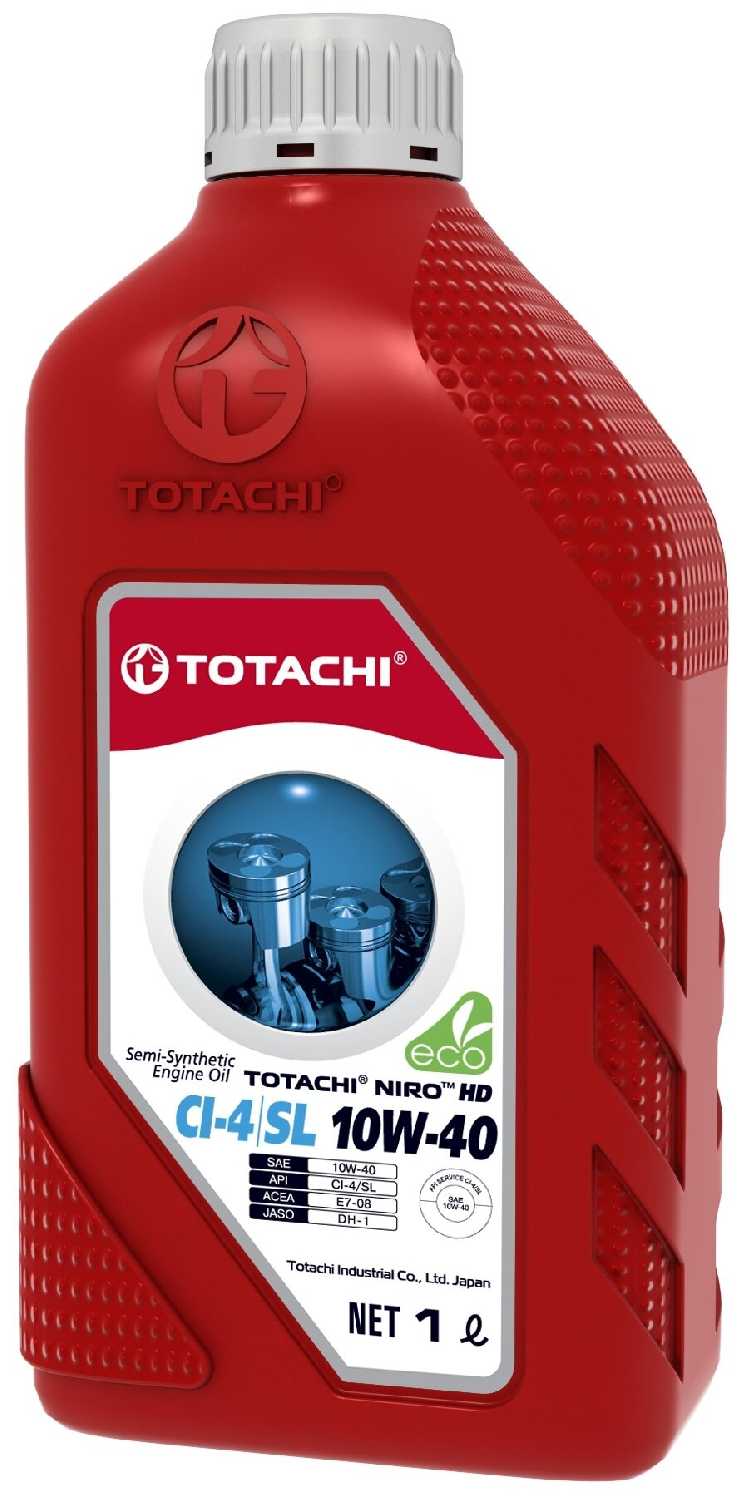 Полусинтетическое моторное масло TOTACHI NIRO HD Semi-Synthetic 10W-40 фотография 4