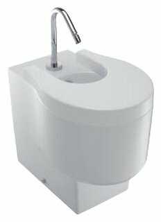 Биде напольное Jacob Delafon Viragio E4794-00 с горизонтальным выпуском