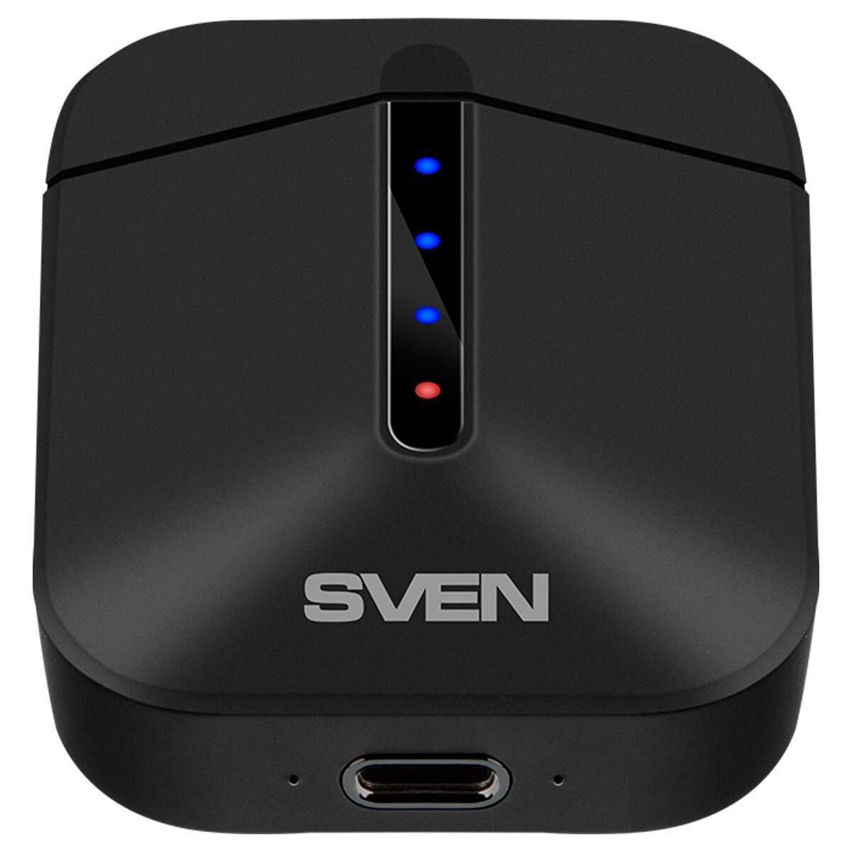 Наушники SVEN E-335B (Bluetooth, TWS, зарядный кейс) фотография 11