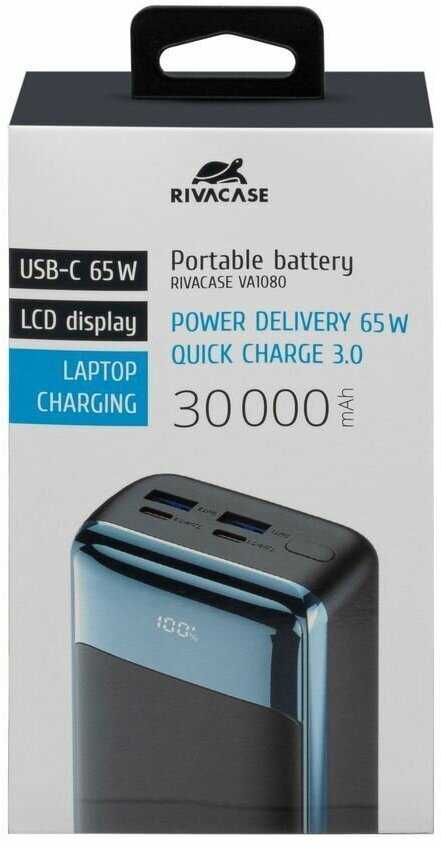Повербанк RIVACASE VA1080 (QC/PD 60W) фотография 10