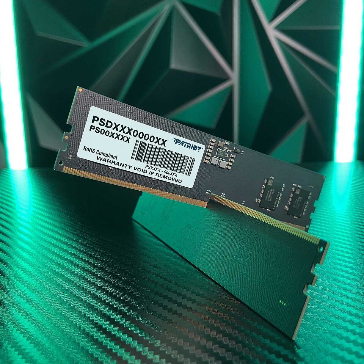 Оперативная память Patriot Memory SL 8 ГБ DDR5 5600 МГц (PSD58G560041) фотография 3