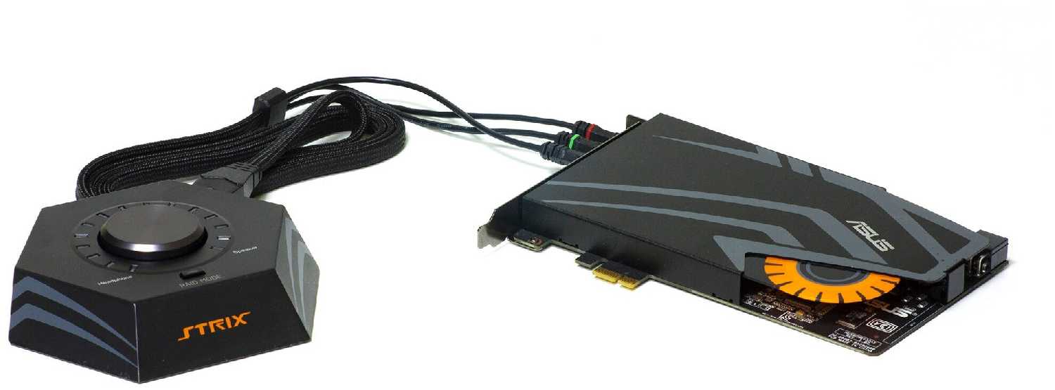 Внутренняя звуковая карта ASUS Strix Raid DLX Retail фотография 1