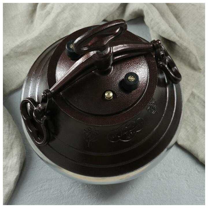 Казан алюминиевый Шафран Афганский двухцветный фотография 16