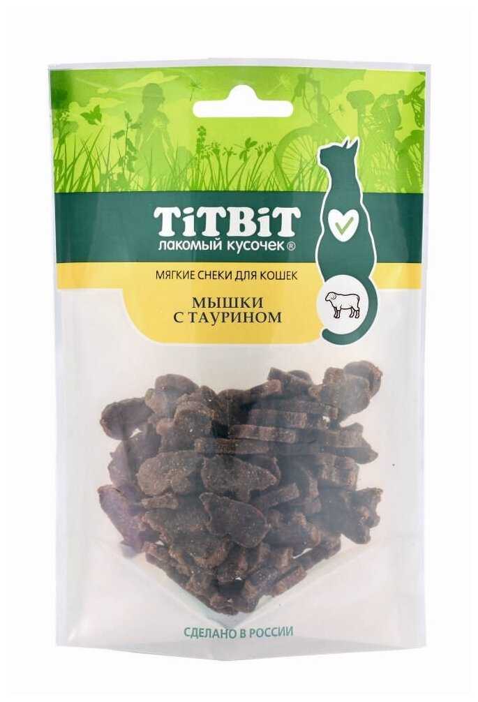 Лакомство для кошек TiTBiT Мягкие снеки Мышки с таурином фотография 2