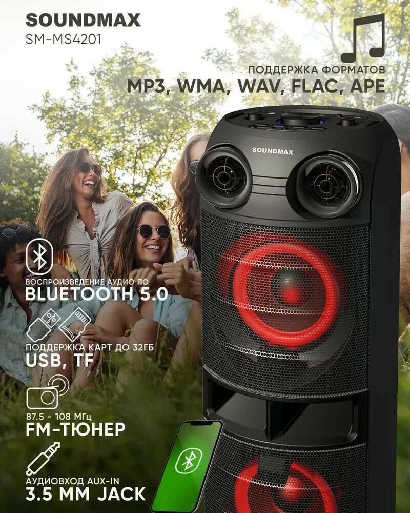 Аудиосистемы SOUNDMAX SM-MS4201 фотография 14