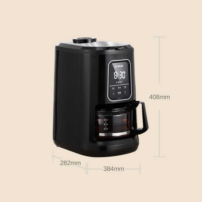 Капельная кофемашина Xiaomi Donlim Automatic Grinding Brewing Coffee Machine (DL-KF1061) фотография 6
