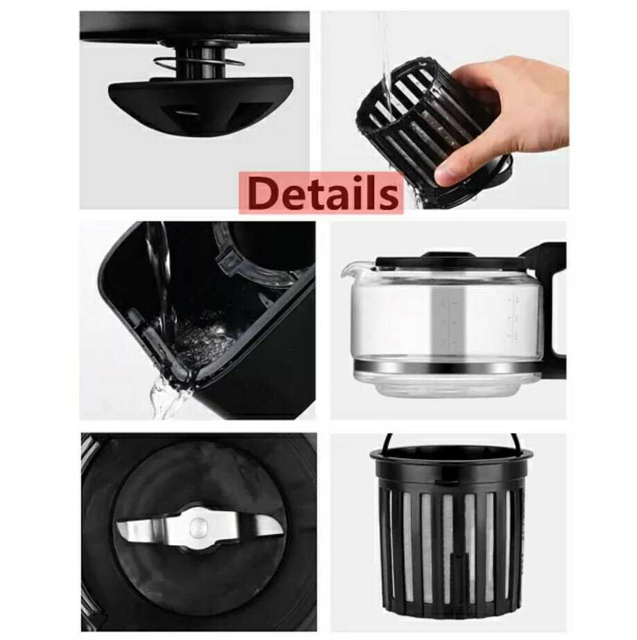 Капельная кофемашина Xiaomi Donlim Automatic Grinding Brewing Coffee Machine (DL-KF1061) фотография 7