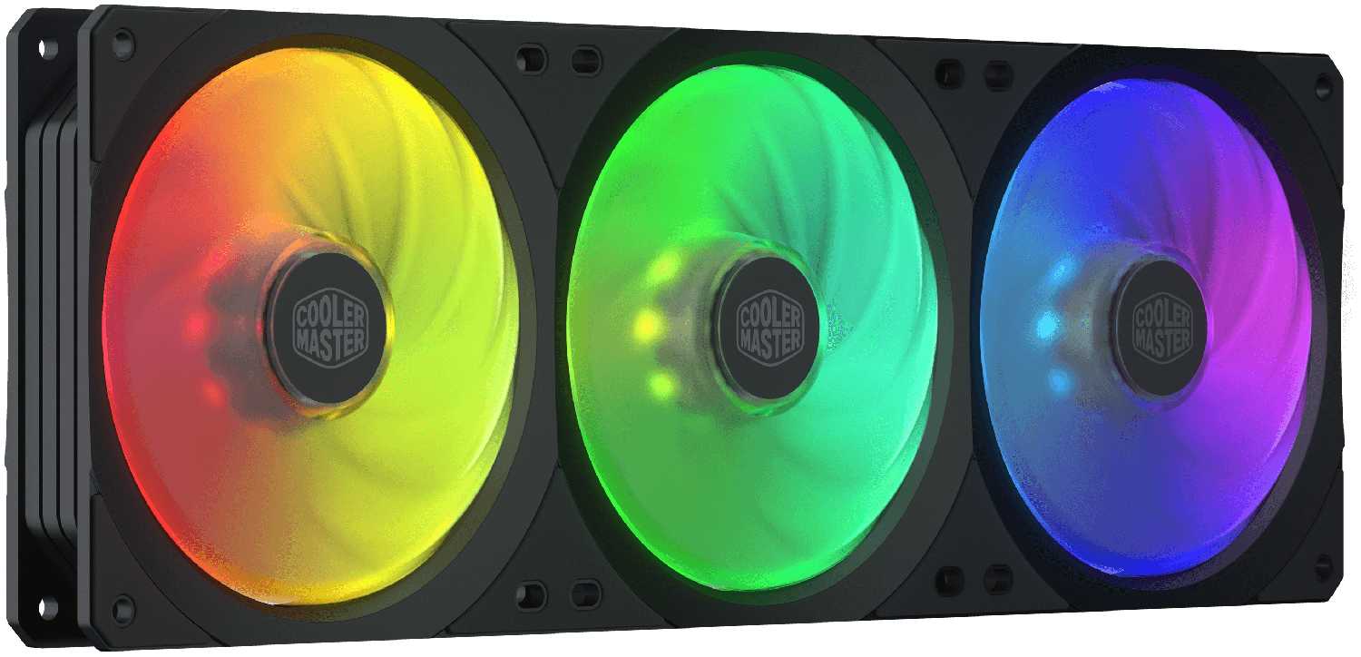 Комплект вентиляторов Cooler Master MasterFan SF360R ARGB фотография 1
