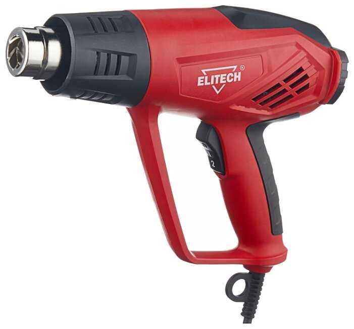 Строительный фен ELITECH ТВ 2000ЖК Case, 2000 Вт