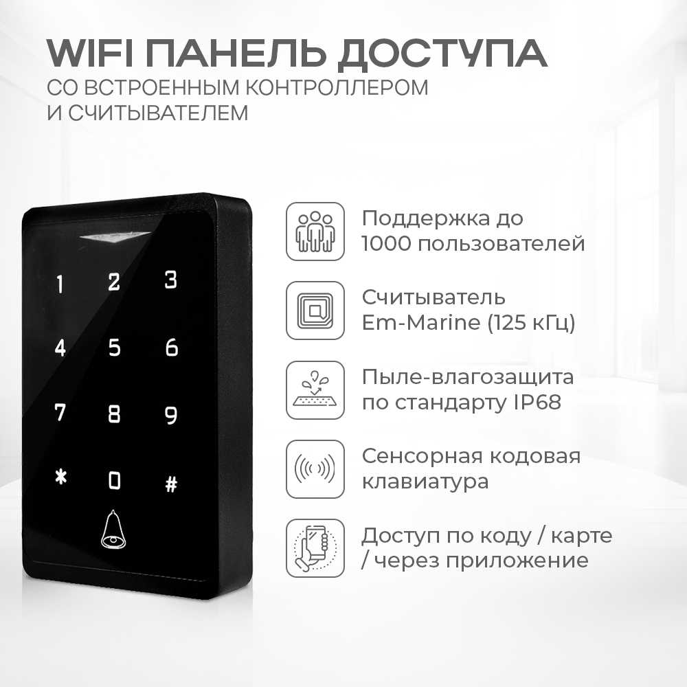 Комплект СКУД PS-link CH1-G WIFI фотография 1