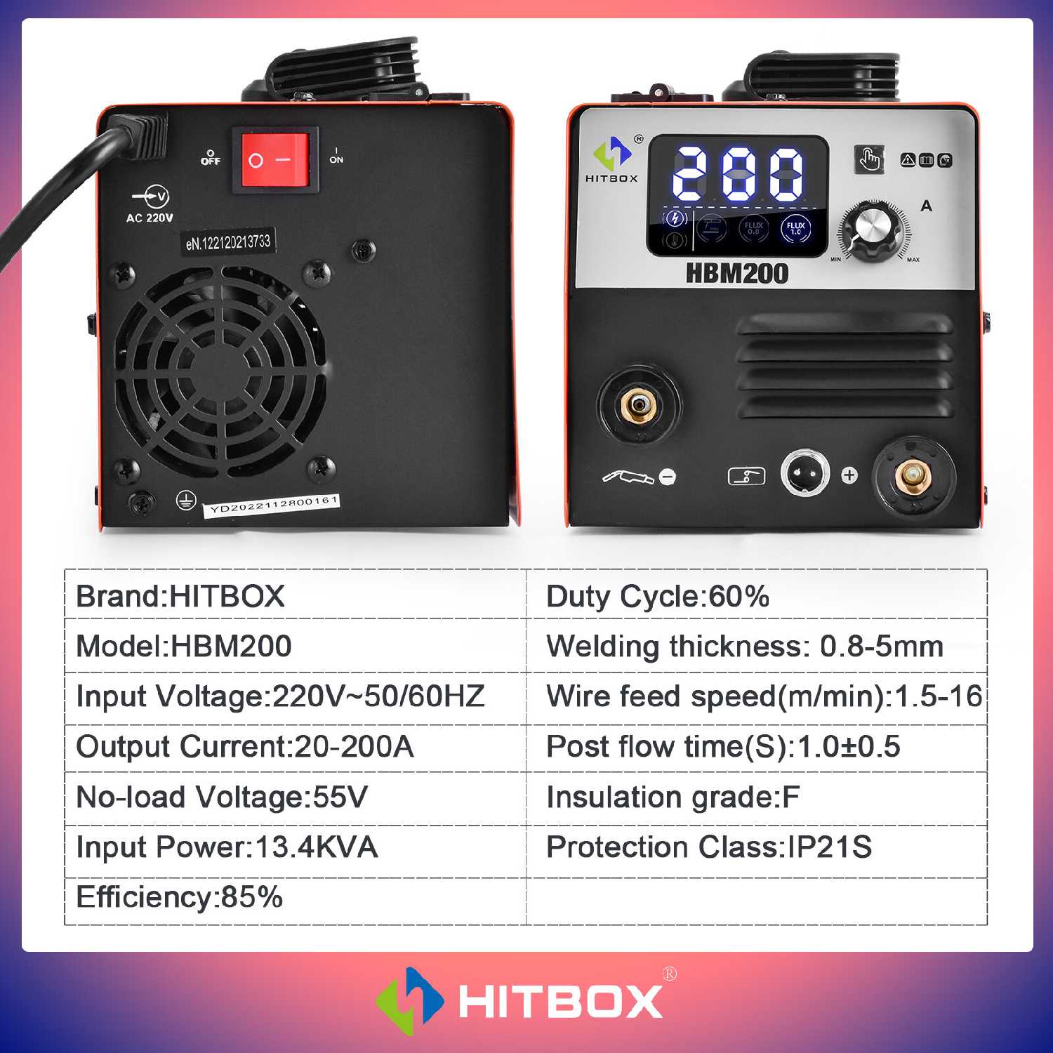 Сварочный аппарат HITBOX HBM200 фотография 4