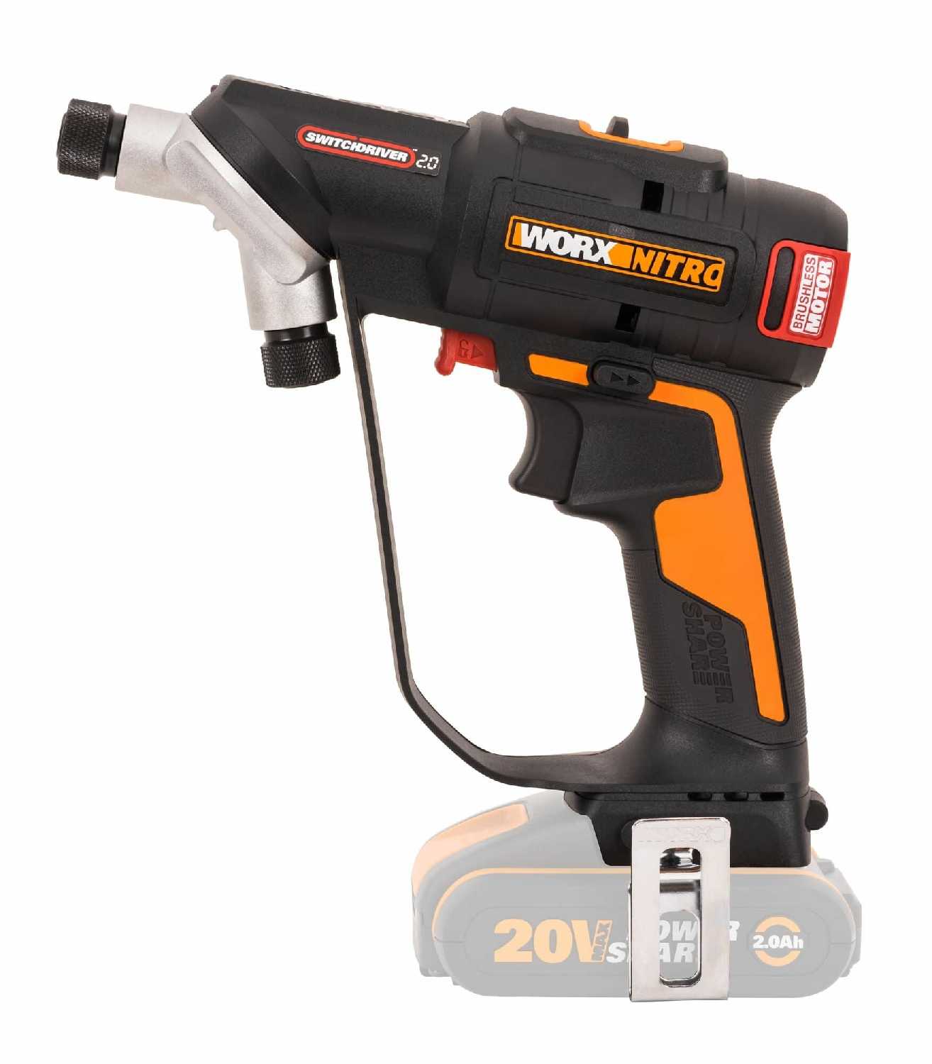 Аккумуляторная бесщёточная дрель-шуруповерт WORX Switchdriver 2.0 [WX177]